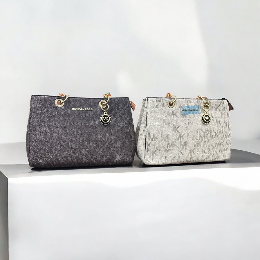MICHAEL MICHAEL KORS Cynthia Medium Satchel - Brown