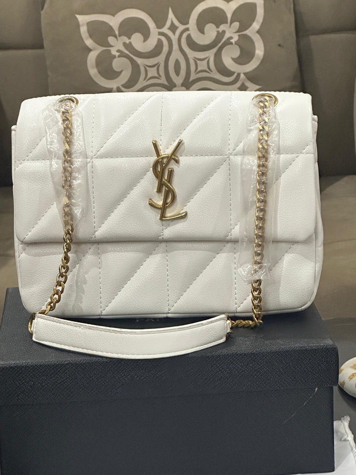 YSL HAND BAG WHITE