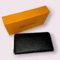 Louis Vuitton A60020 Zipper Long Leather Wallet for Women