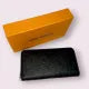 Louis Vuitton A60020 Zipper Long Leather Wallet for Women