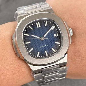 Custom Mod Watch Nautical Blue Dial 40mm NH34 Tandorio Automatic Movement