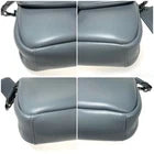 COACH C0772 Pillow Tabby Shoulder Bag Crossbody 2WAY Greige Leather Used 2501Y