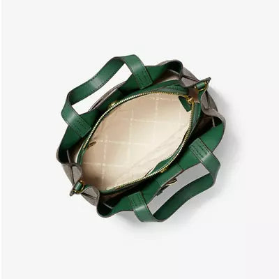 Michael Kors Emilia Small Logo Satchel in Racing Green,